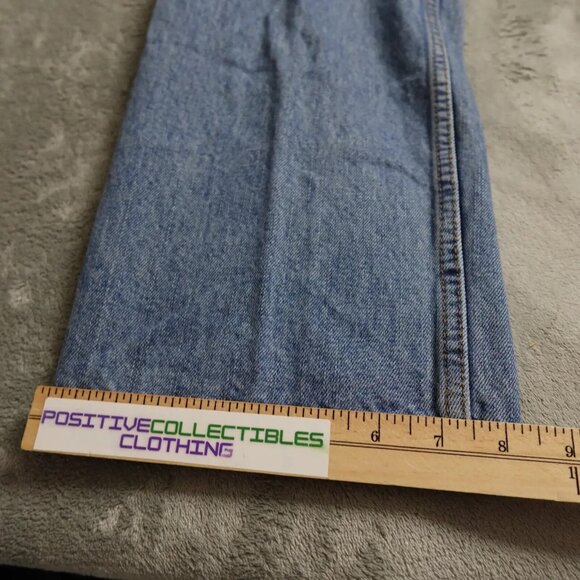 Vintage Levi's 505 Regular Fit Pants Men's 34X32 Blue Denim Straight Workwear - Picture 2 of 13